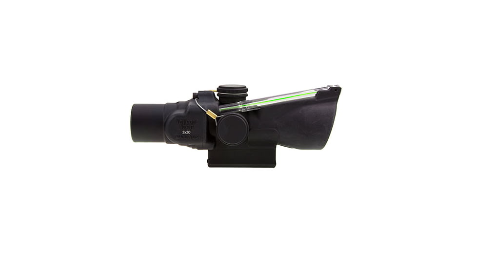 Trijicon 2x20 Compact ACOG Rifle Scope,Dual Illuminated Green Crosshair Reticle w/ M16 Carry Handle Base and Mounting Screw 400149