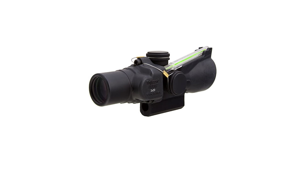Trijicon 2x20 Compact ACOG Rifle Scope,Dual Illuminated Green Crosshair Reticle w/ M16 Carry Handle Base and Mounting Screw 400149