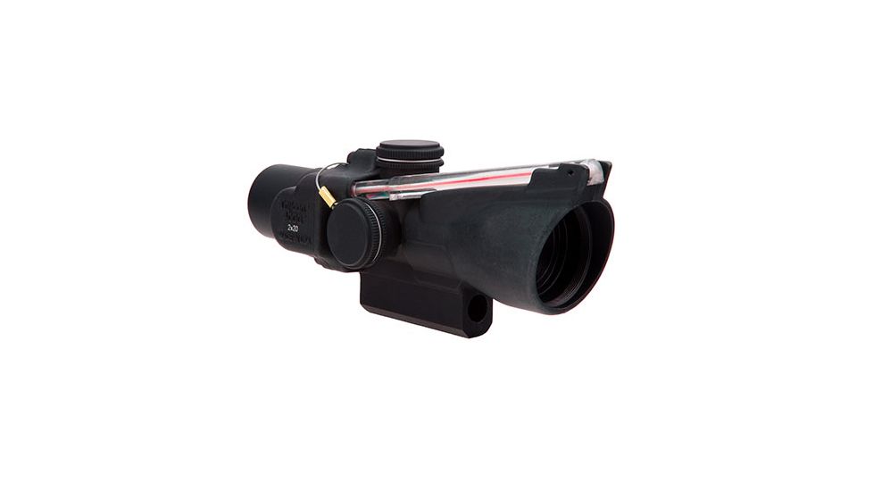 Trijicon 2x20 Compact ACOG Rifle Scope,Dual Illuminated Red 6.9 MOA Dot Reticle w/ M16 Carry Handle Base and Mounting Screw 400152