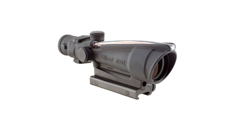 Trijicon ACOG TA11 3.5x35mm Rifle Scope, Black, Red Crosshair .300 AAC Blackout Reticle, MOA Adjustment, 100414