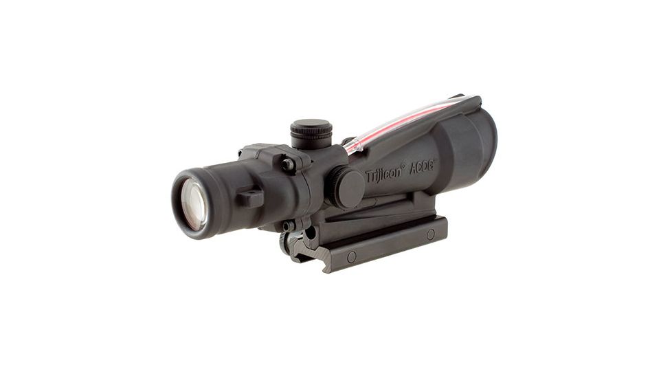 Trijicon ACOG TA11 3.5x35mm Rifle Scope, Black, Red Crosshair .300 AAC Blackout Reticle, MOA Adjustment, 100414