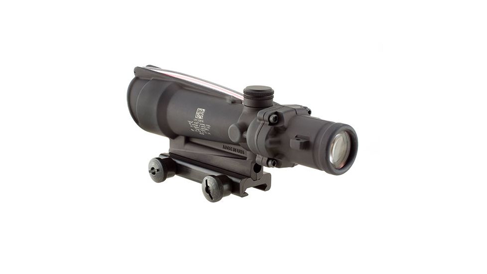 Trijicon ACOG TA11 3.5x35mm Rifle Scope, Black, Red Crosshair .300 AAC Blackout Reticle, MOA Adjustment, 100414