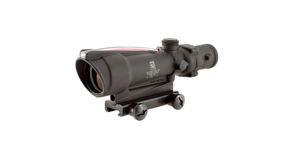 Trijicon ACOG TA11 3.5x35mm Rifle Scope, Black, Red Crosshair .300 AAC Blackout Reticle, MOA Adjustment, 100414