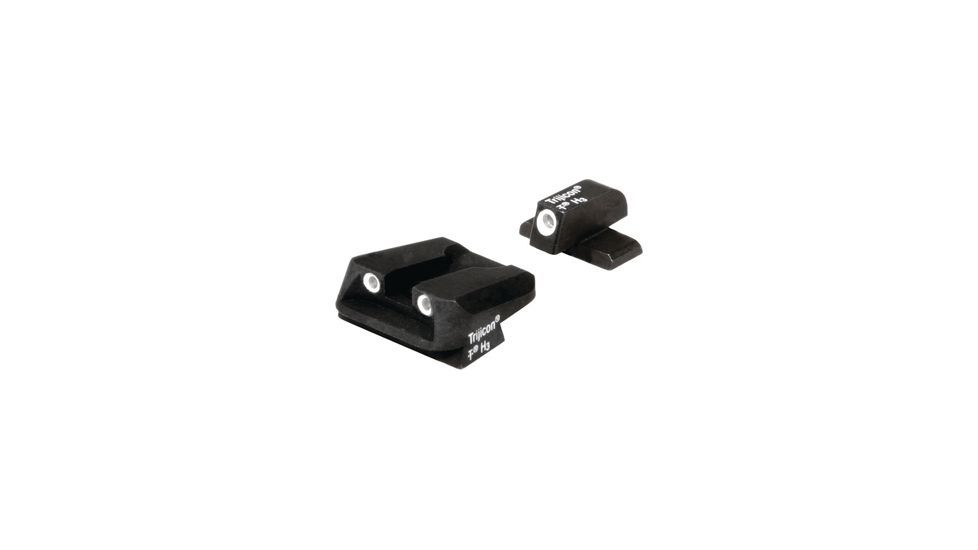 Trijicon Bright &amp; Tough 3 Dot Night Sight Set, Green Front &amp; Green Novak Rear for Sig P229