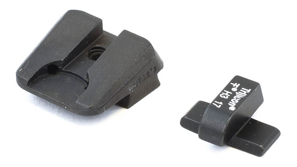 Trijicon Bright &amp; Tough 3 Dot Night Sight Set, Green Front, Green Novak Rear - SIG All Models Except P229 - SG05