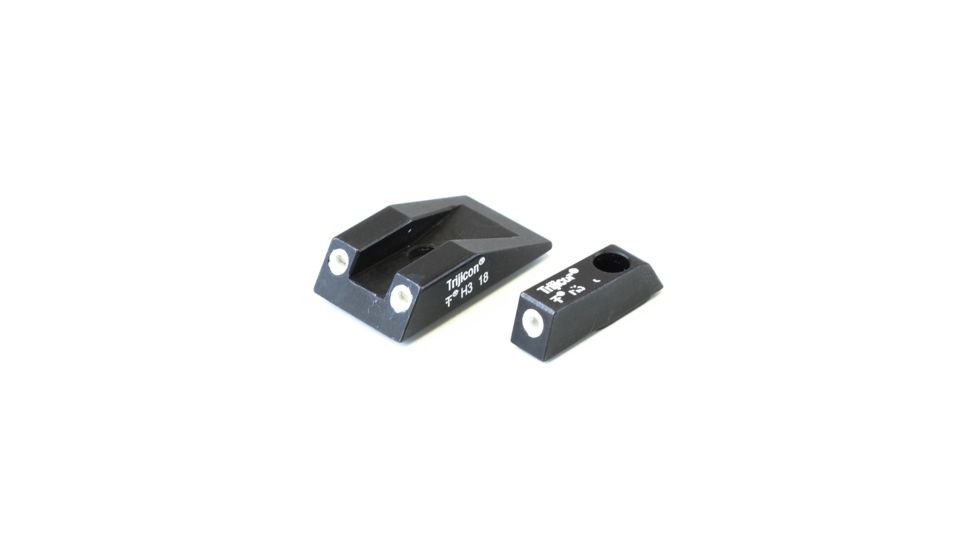 Trijicon Bright &amp; Tough 3 Dot Night Sight Set, Green Front &amp; Yellow Rear - Taurus PT111/132/138/140/145