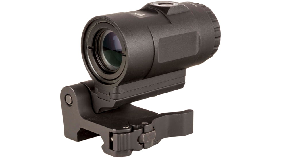 Trijicon MRO HD 3X Red Dot Sight Magnifiers w/Adjustable Height Quick Release, Flip to Side Mount, Black, 2600001