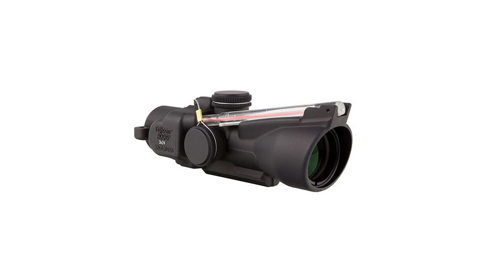 Trijicon 3x24 Compact ACOG Scope Low Height, Dual Illuminated Red Crosshair 7.62x39/123gr. Ballistic Reticle 400235