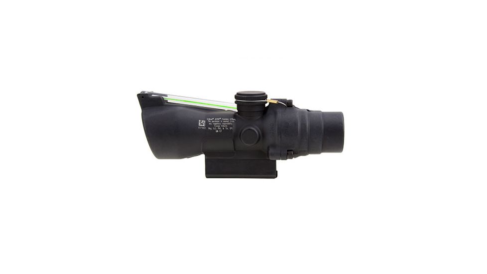 Trijicon 3x24 XB Compact ACOG Crossbow Scope, Dual Illuminated Green Chevron 300-340fps Bolt Drop Reticlew/M16 Carry Handle Base 400143