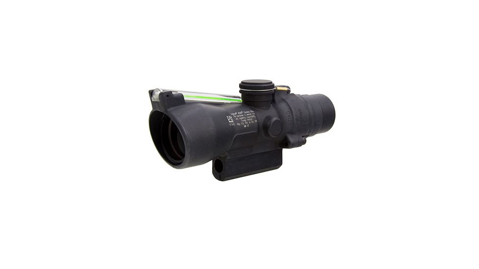 Trijicon 3x24 XB Compact ACOG Crossbow Scope, Dual Illuminated Green Chevron 300-340fps Bolt Drop Reticlew/M16 Carry Handle Base 400143