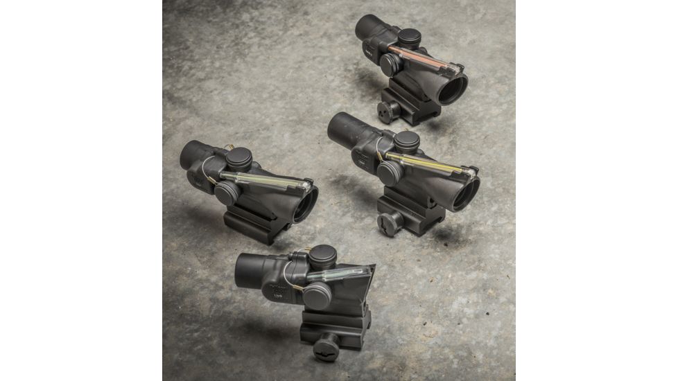 Trijicon ACOG TA33 3x30mm Rifle Scope, Black, Amber Crosshair .308 / 168 Grain Reticle, MOA Adjustment, 400122