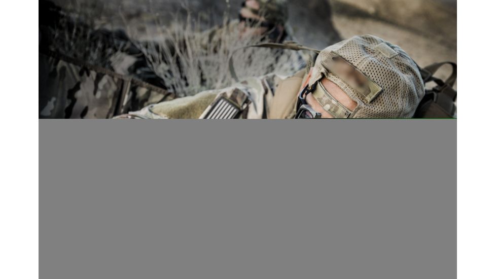 Trijicon ACOG TA33 3x30mm Rifle Scope, Black, Amber Crosshair .308 / 168 Grain Reticle, MOA Adjustment, 400122