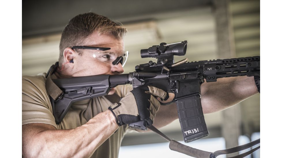 Trijicon ACOG TA33 3x30mm Rifle Scope, Black, Amber Crosshair .308 / 168 Grain Reticle, MOA Adjustment, 400122