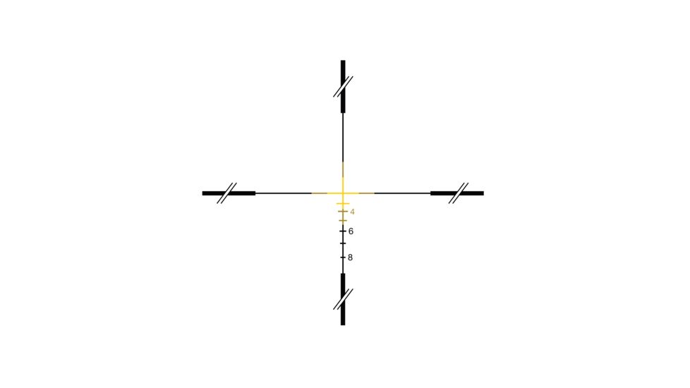Trijicon ACOG TA33 3x30mm Rifle Scope, Black, Amber Crosshair .308 / 168 Grain Reticle, MOA Adjustment, 400122