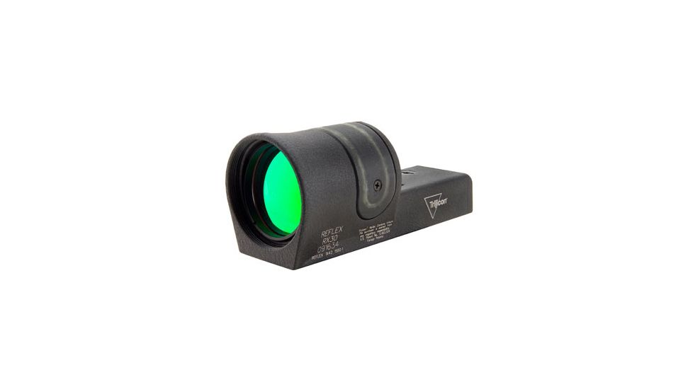 Trijicon 42mm Reflex 6pt5 Moa Amber Dot Sight Black No Mount Rx30 Front V1
