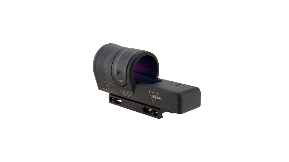 Trijicon 42mm Reflex 6pt5 Moa Amber Dot Sight Black Weaver Mount Rx30 11 Back V6