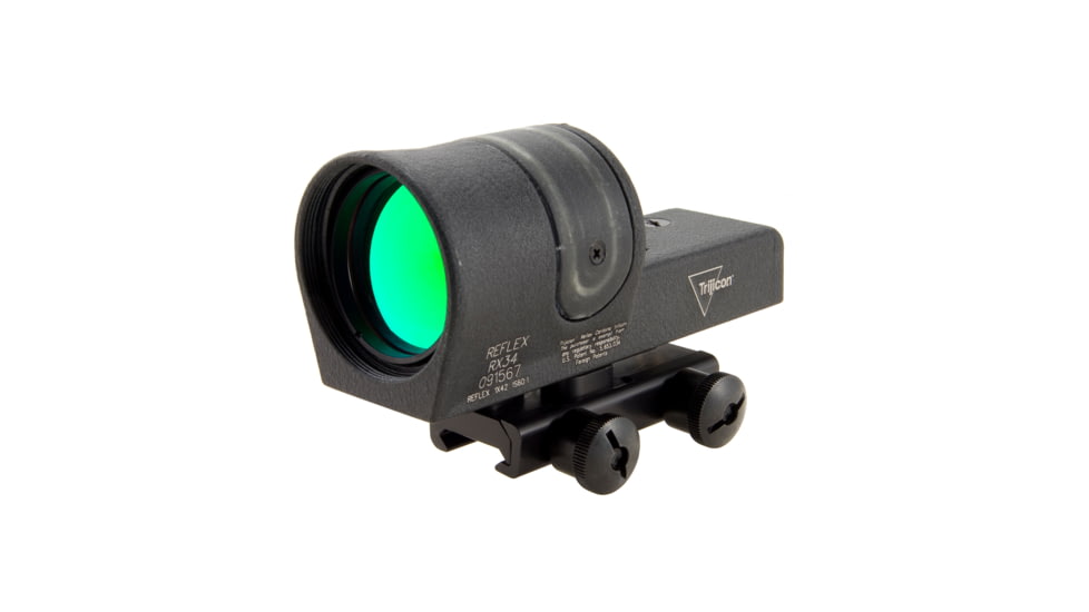 Trijicon 42mm Reflex Amber 4.5 MOA Dot Reticle Sight, Black w/ Flattop Mount, Open Box, Dealer Demo RX34-14
