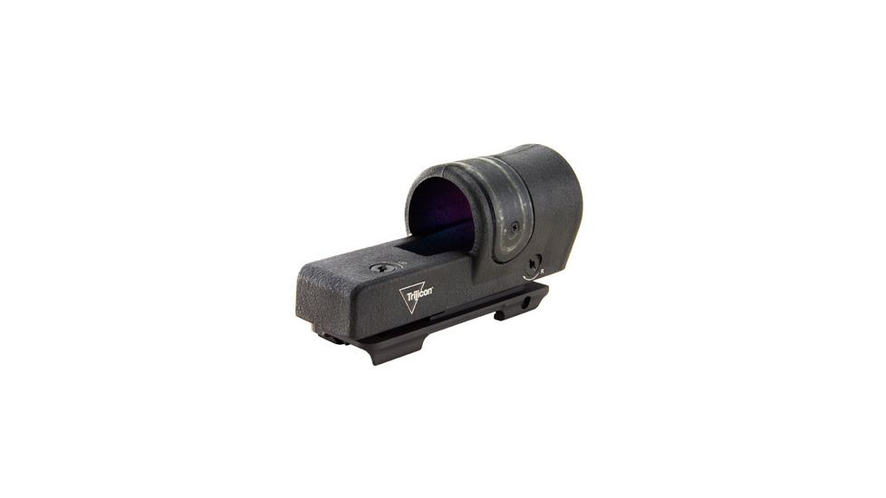 Trijicon 42mm Reflex Amber 4pt5 Moa Dot Reticle Sight Black Throw Lever Flattop Mount Rx34 23 Back V5