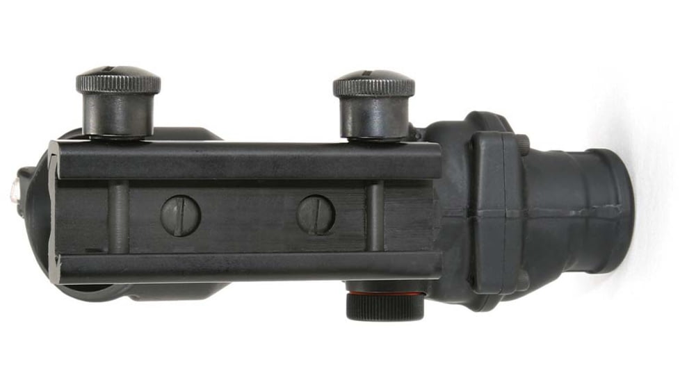 Trijicon 4x32 ACOG Rifle Scope, Dual Illuminated Green Chevron .223 Reticle w/ Colt Knob Thumbscrew Mount &amp; LED 3.25 MOA Red Dot RMR Type 2, Black, 100548