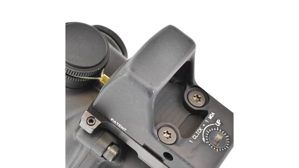 Trijicon 4x32 ACOG Rifle Scope, Dual Illuminated Green Crosshair .223 Reticle w/ Colt Knob Thumbscrew Mount &amp; LED 3.25 MOA Red Dot RMR Type 2, Black, 100552