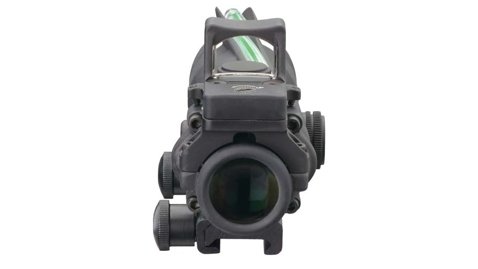 Trijicon 4x32 ACOG Rifle Scope, Dual Illuminated Green Crosshair .223 Reticle w/ Colt Knob Thumbscrew Mount &amp; LED 3.25 MOA Red Dot RMR Type 2, Black, 100552