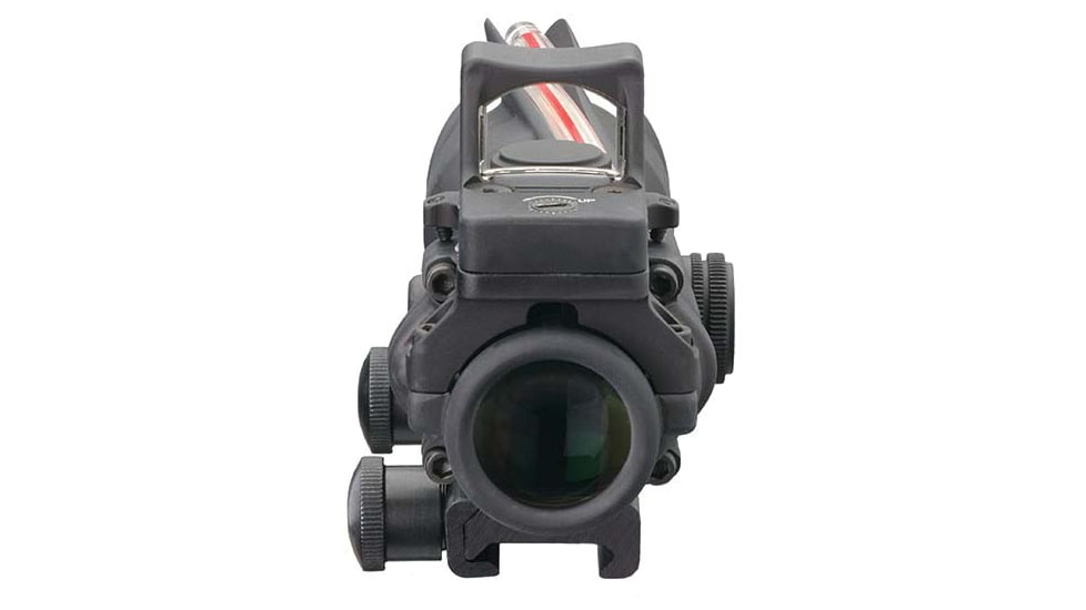 Trijicon 4x32 ACOG Rifle Scope, Dual Illuminated Red Chevron .223 Reticle w/ Colt Knob Thumbscrew Mount &amp; LED 3.25 MOA Red Dot RMR Type 2, Black, 100549