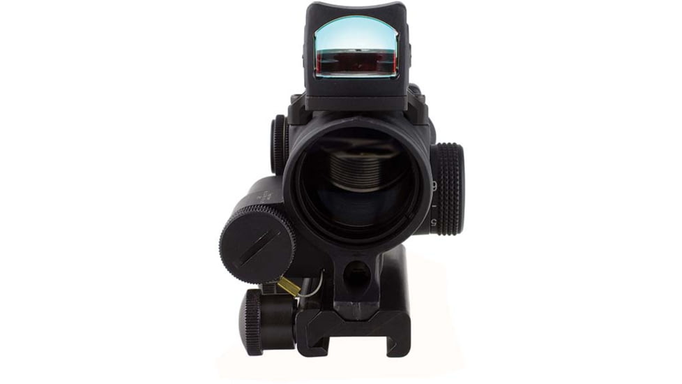 Trijicon 4x32 ACOG Rifle Scope, LED Red Crosshair .223 Reticle w/ Colt Knob Thumbscrew Mount &amp; Adjustable LED 3.25 MOA Red Dot RMR Type 2, Black, 100564