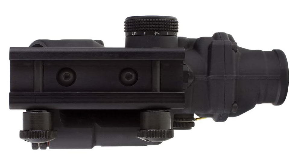 Trijicon 4x32 ACOG Rifle Scope, LED Red Crosshair .223 Reticle w/ Colt Knob Thumbscrew Mount &amp; LED 3.25 MOA Red Dot RMR Type 2, Black, 100558