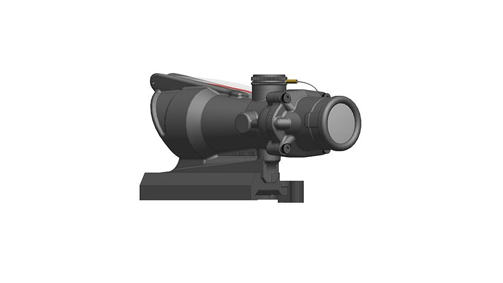 Trijicon 4x32 ACOG Scope, Dual Illuminated Red Horseshoe/Dot M855 RCO Reticle w/ LaRue Tactical LT799 Mount, Red TA31-D-100582
