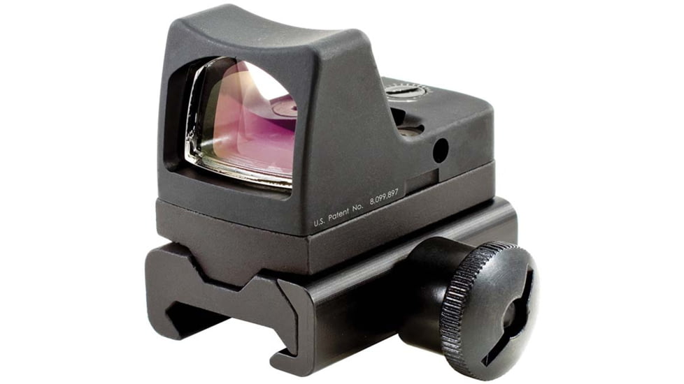Trijicon RMR Type 2 Adjustable Red Dot Sight, 6.5 MOA Red Dot, RM34W Mount, Black, RM02-C-700610
