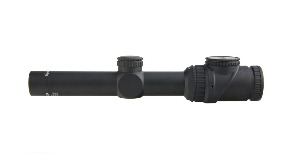 Trijicon AccuPoint TR-25 1-6x24mm Rifle Scope, 30 mm Tube, Second Focal Plane, Black, Red BAC Triangle Post Reticle, MOA Adjustment, 200090