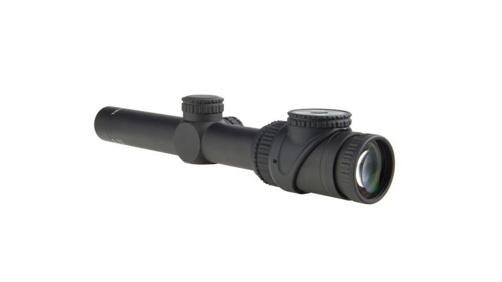Trijicon AccuPoint TR-25 1-6x24mm Rifle Scope, 30 mm Tube, Second Focal Plane, Black, Green MOA-Dot Crosshair w/ Dot Reticle, MOA Adjustment, 200089