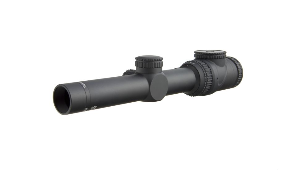 Trijicon AccuPoint TR-25 1-6x24mm Rifle Scope, 30 mm Tube, Second Focal Plane, Black, Green Standard Duplex Crosshair w/ Dot Reticle, MOA Adjustment, 200080
