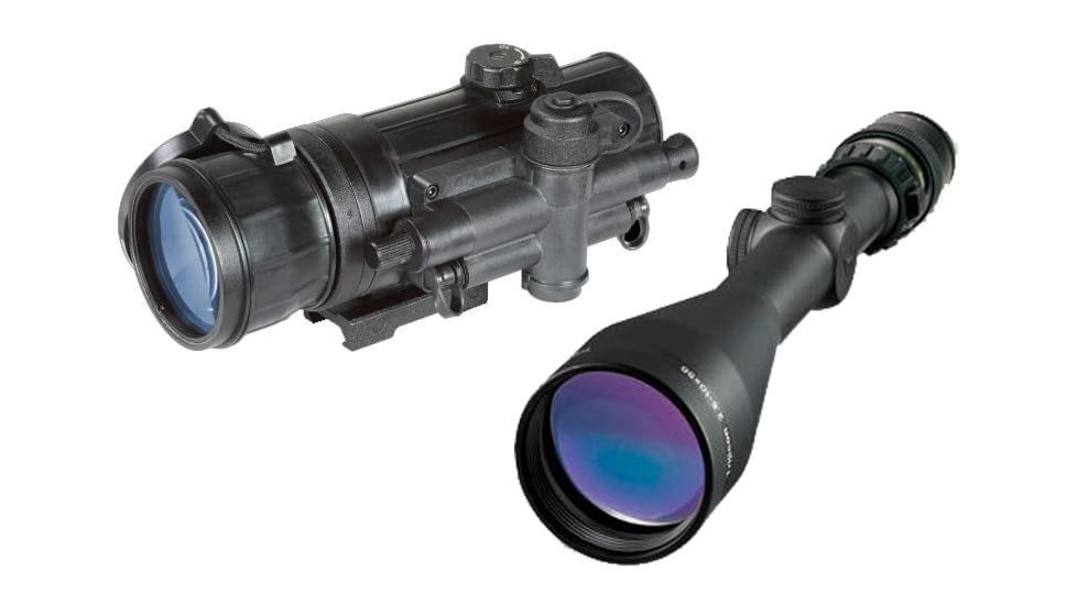 Trijicon AccuPoint TR-22 2.5-10x56mm Rifle Scope, 30 mm Tube, SFP, Black, Green Mil-Dot Crosshair w/ Dot Reticle, MOA Adjustment, w/Armasight NV CO MR SD System Gen. 2+ w/ Adapter #6, TR22-2G-KIT2