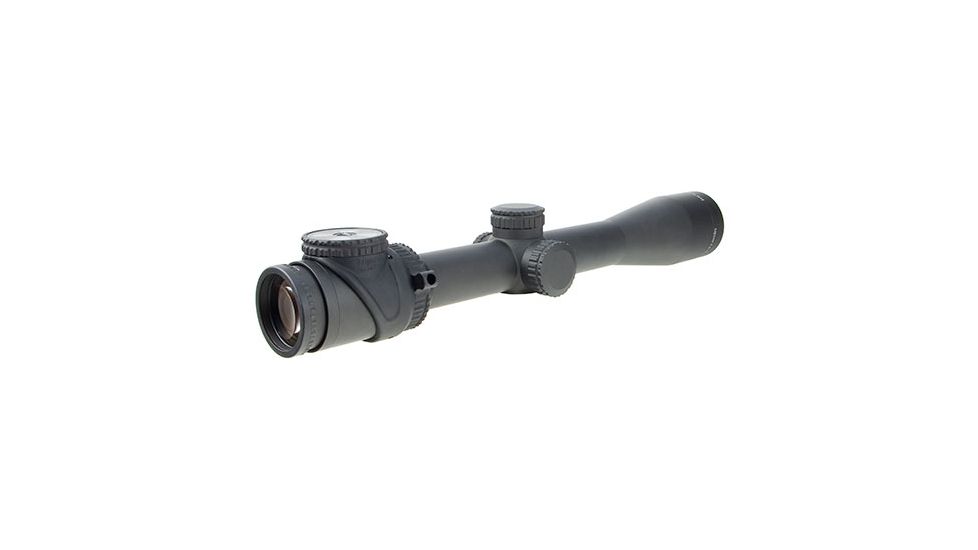 Trijicon AccuPoint TR-26 2.5-12.5x42mm Rifle Scope, 30 mm Tube, Second Focal Plane, Black, Red BAC Triangle Post Reticle, MOA Adjustment, 200105