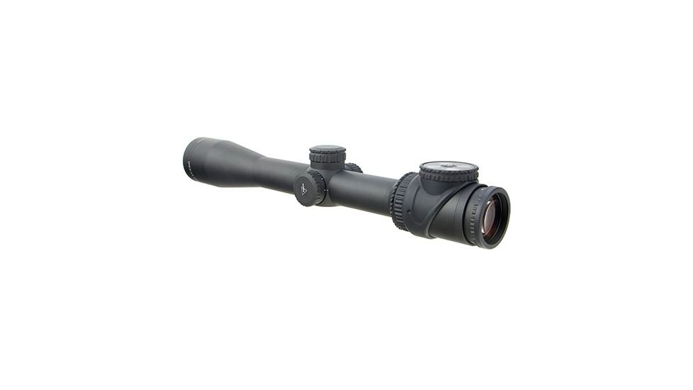 Trijicon AccuPoint TR-26 2.5-12.5x42mm Rifle Scope, 30 mm Tube, Second Focal Plane, Black, Red BAC Triangle Post Reticle, MOA Adjustment, 200105