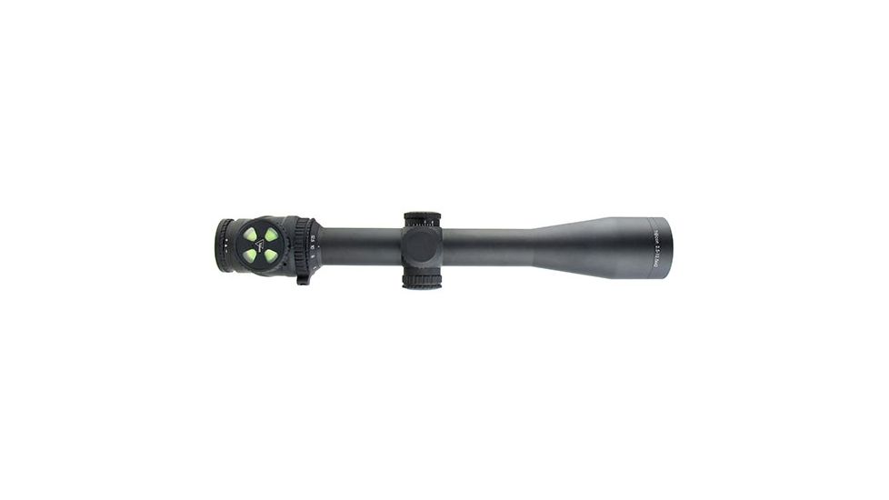 Trijicon AccuPoint TR-26 2.5-12.5x42mm Rifle Scope, 30 mm Tube, Second Focal Plane, Black, Red BAC Triangle Post Reticle, MOA Adjustment, 200105
