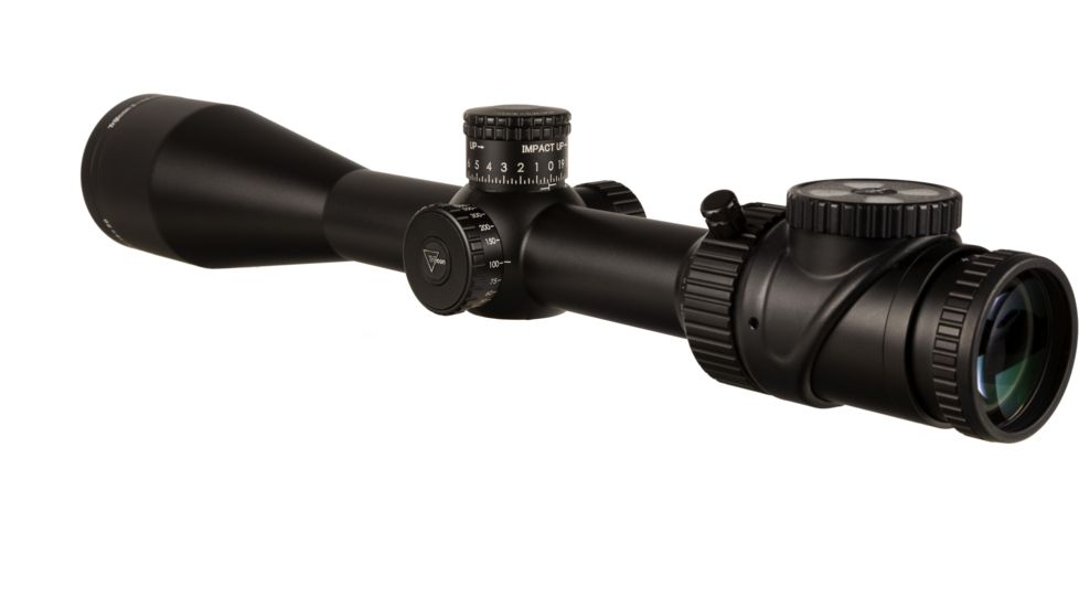 Trijicon AccuPoint TR-34 3-18x50mm Rifle Scope, 30 mm Tube, Second Focal Plane, Black, Green MOA Ranging Reticle w/ Dot, MOA Adjustment, 200158