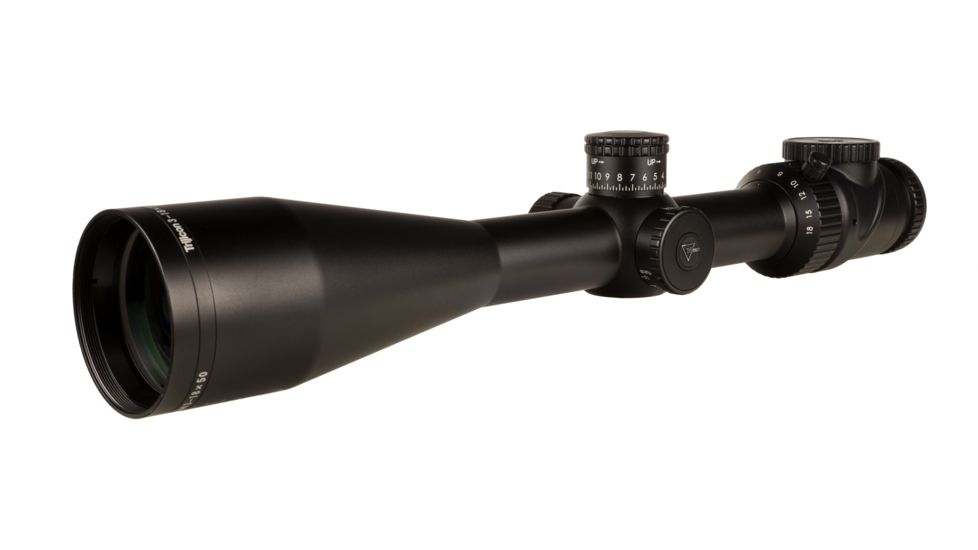 Trijicon AccuPoint TR-34 3-18x50mm Rifle Scope, 30 mm Tube, Second Focal Plane, Black, Green MOA Ranging Reticle w/ Dot, MOA Adjustment, 200158