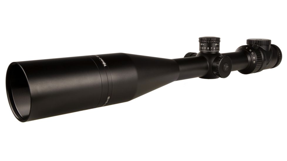Trijicon AccuPoint TR-34 3-18x50mm Rifle Scope, 30 mm Tube, Second Focal Plane, Black, Green MOA Ranging Reticle w/ Dot, MOA Adjustment, 200158