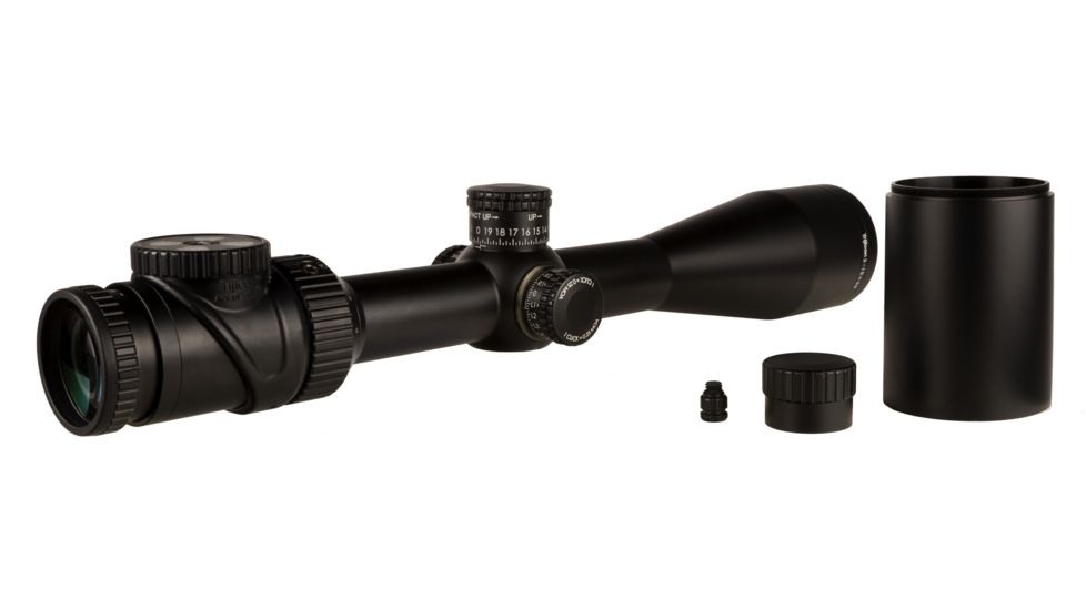 Trijicon AccuPoint TR-34 3-18x50mm Rifle Scope, 30 mm Tube, Second Focal Plane, Black, Green MOA Ranging Reticle w/ Dot, MOA Adjustment, 200158