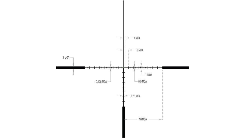 Trijicon AccuPoint TR-34 3-18x50mm Rifle Scope, 30 mm Tube, Second Focal Plane, Black, Green MOA Ranging Reticle w/ Dot, MOA Adjustment, 200158