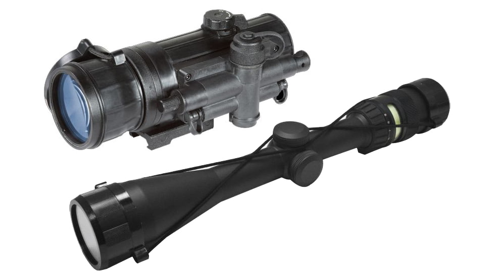 Trijicon AccuPoint TR-20 3-9x40mm Rifle Scope, 1 in Tube, Second Focal Plane, Black, Green Mil-Dot Crosshair w/ Dot Reticle, MOA Adjustment, w/Armasight NV CO MR SD System, TR20-2G-KIT