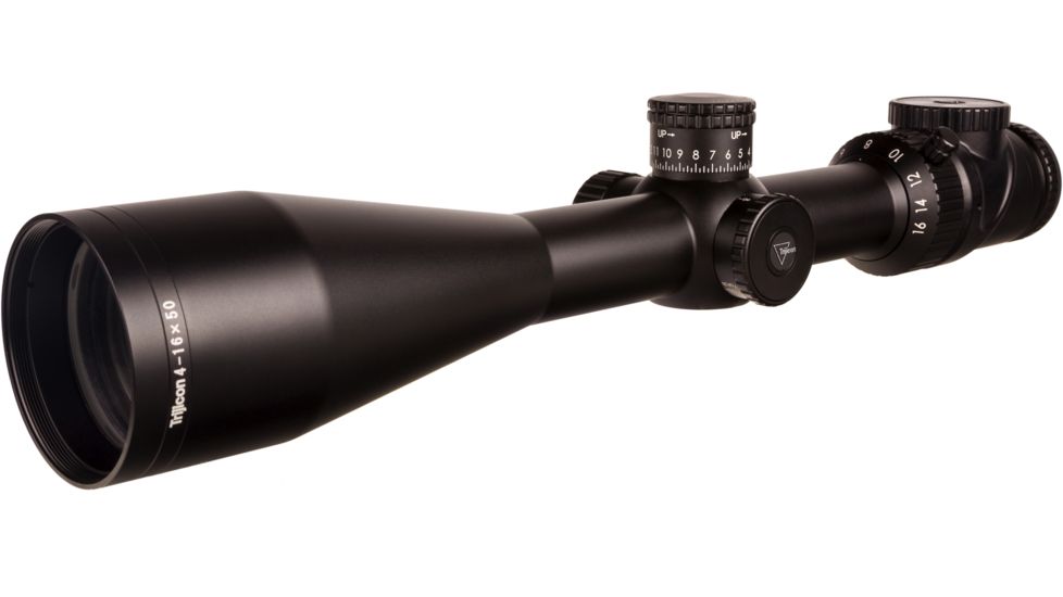 Trijicon AccuPoint TR-31 4-16x50mm Rifle Scope, 30 mm Tube, Second Focal Plane, Black, Green MOA Ranging Reticle w/ Dot, MOA Adjustment, 200147