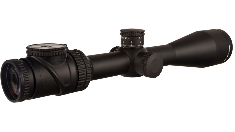 Trijicon AccuPoint TR-31 4-16x50mm Rifle Scope, 30 mm Tube, Second Focal Plane, Black, Green MRAD Ranging Reticle w/ Dot, Mil Rad Adjustment, 200148