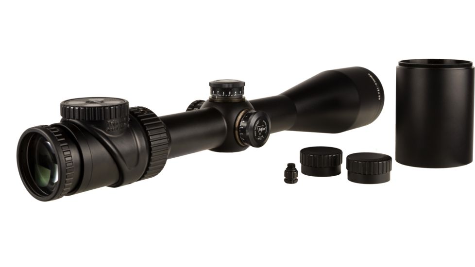 Trijicon AccuPoint TR-31 4-16x50mm Rifle Scope, 30 mm Tube, Second Focal Plane, Black, Green Standard Duplex Crosshair w/ Dot Reticle, MOA Adjustment, 200146
