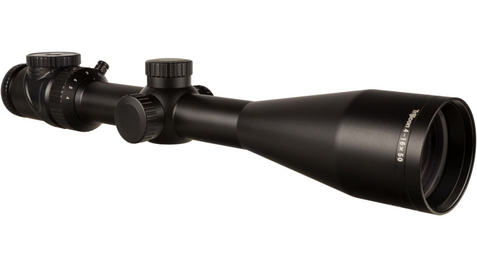 Trijicon AccuPoint TR-31 4-16x50mm Rifle Scope, 30 mm Tube, Second Focal Plane, Black, Green Standard Duplex Crosshair w/ Dot Reticle, MOA Adjustment, 200146