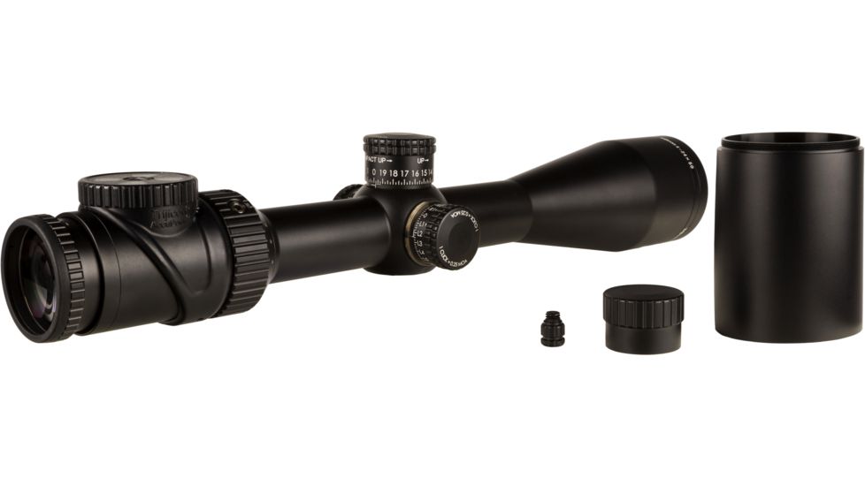Trijicon AccuPoint TR-32 4-24x50mm Rifle Scope, 30 mm Tube, Second Focal Plane, Black, Green MOA Ranging Reticle w/ Dot, MOA Adjustment, 200157