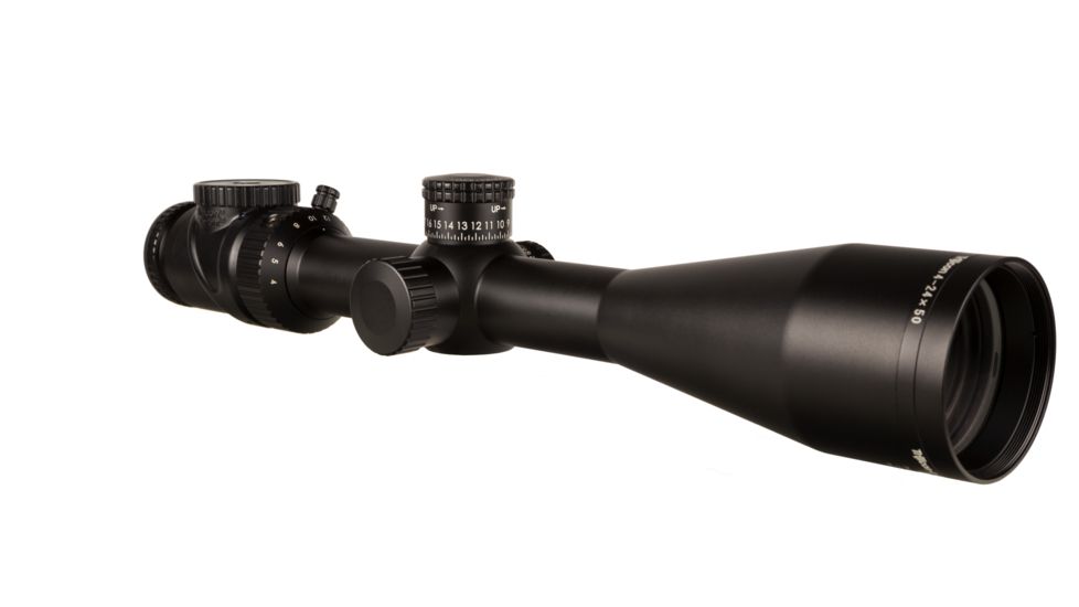 Trijicon AccuPoint TR-32 4-24x50mm Rifle Scope, 30 mm Tube, Second Focal Plane, Black, Green MOA Ranging Reticle w/ Dot, MOA Adjustment, 200157