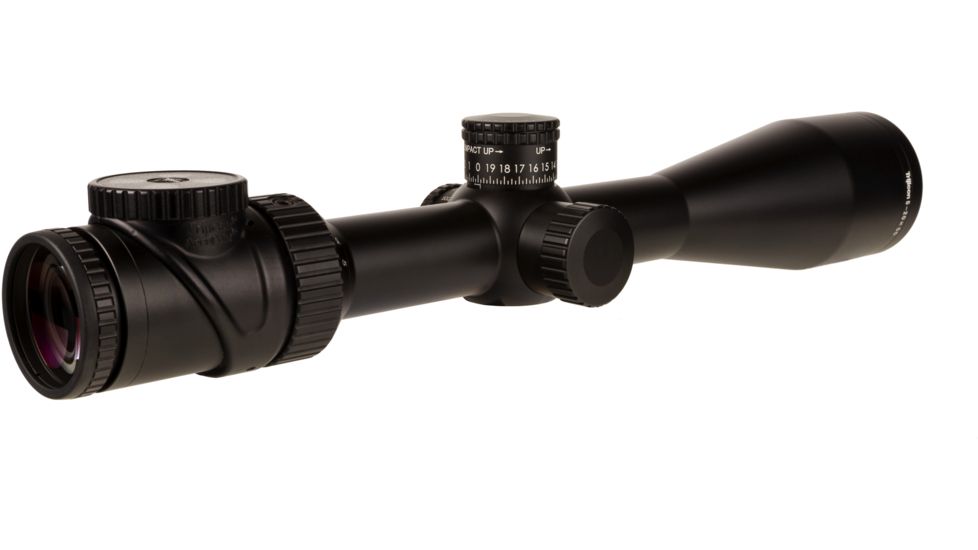 Trijicon AccuPoint TR-33 5-20x50mm Rifle Scope, 30 mm Tube, Second Focal Plane, Satin, Black, Green MOA Ranging Reticle w/ Dot, MOA Adjustment, 200151